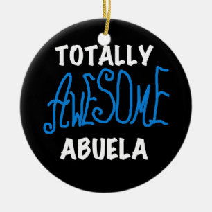 Adorno De Cerámica Camisetas y regalos azules totalmente