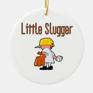 Adorno De Cerámica Camisetas y regalos de béisbol Little Slugger