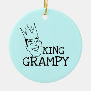 Adorno De Cerámica Camisetas y regalos de King Grampy