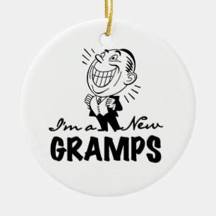 Adorno De Cerámica Camisetas y regalos nuevos Gramps sonrientes