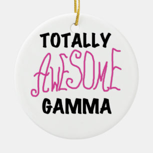 Adorno De Cerámica Camisetas y regalos rosados gammas totalmente