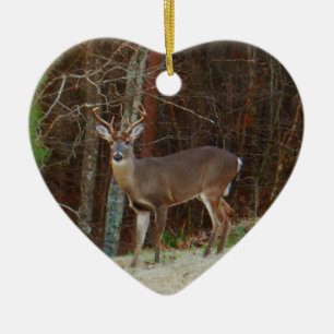 Adorno De Cerámica Camo verde, ciervo de camuflaje personalizado