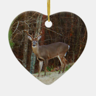 Adorno De Cerámica Camo verde, ciervo de camuflaje personalizado