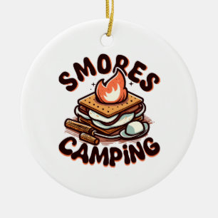 Adorno De Cerámica campamento de smores