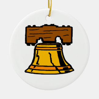 Adorno De Cerámica Campana de la libertad