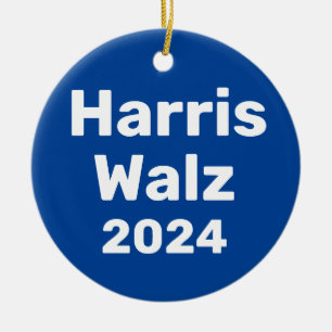 Adorno De Cerámica Campaña presidencial de Harris / Walz 2024