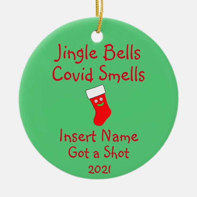 Adorno De Cerámica Campanas de jingle personalizadas, cerámica de hue (Frente)