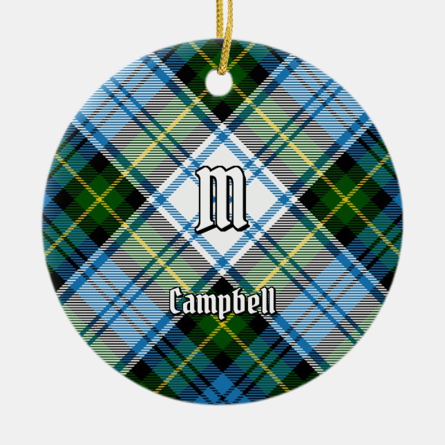 Adorno De Cerámica Campbell Dress Tartan (Frente)