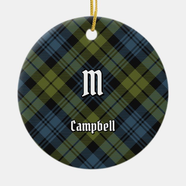 Adorno De Cerámica Campbell Tartan (Frente)
