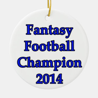 Adorno De Cerámica Campeón 2014 del fútbol de la fantasía