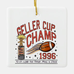 Adorno De Cerámica Campeón de la Copa Geller