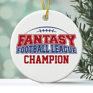Adorno De Cerámica Campeón de la Fantasy Football League