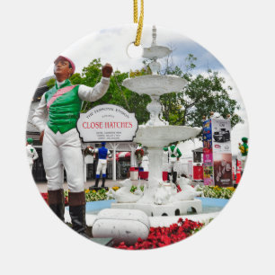 Adorno De Cerámica Campeón de las "portillas cercanas"