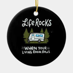 Adorno De Cerámica Camping