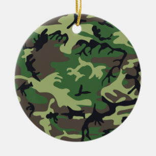 Adorno De Cerámica Camuflaje militar