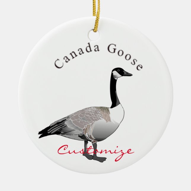 Adorno De Cerámica Canadá Goose Gander Thunder_Cove (Frente)