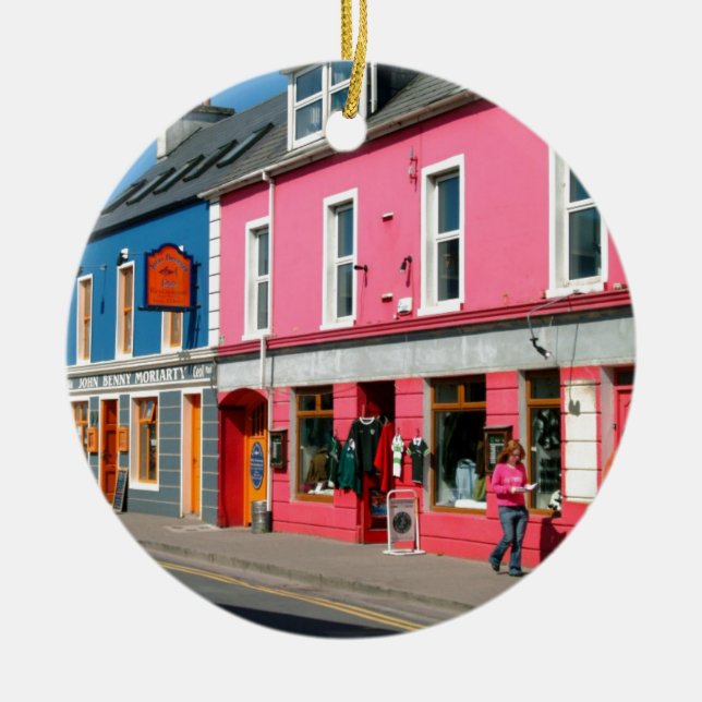 Adorno De Cerámica Cañada Irlanda (Frente)