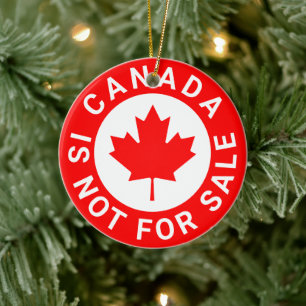 Adorno De Cerámica Canadá no está a la venta tipografía hoja de arce