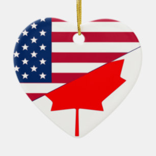 Adorno De Cerámica Canadá y los E.E.U.U., híbridos