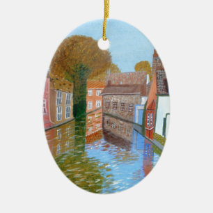 Adorno De Cerámica Canal de Brujas