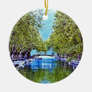 Adorno De Cerámica Canal en Annecy Francia