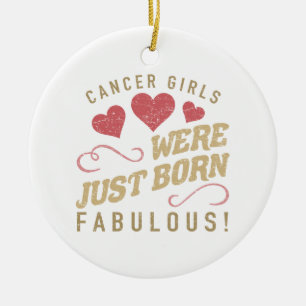 Adorno De Cerámica Cáncer Fabuloso Para Mujeres
