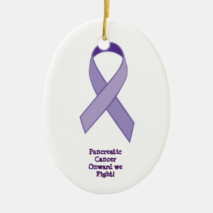 Adorno De Cerámica Cáncer pancreático hacia adelante luchamos el