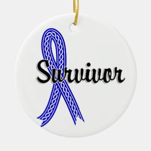 Adorno De Cerámica Cáncer rectal del superviviente 17