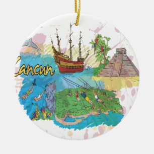 Adorno De Cerámica Cancun