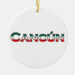 Adorno De Cerámica Cancun (logotipo del texto)