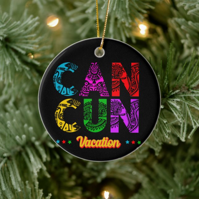 Adorno De Cerámica Cancun México Grupo Vacaciones Aventura  (Árbol)