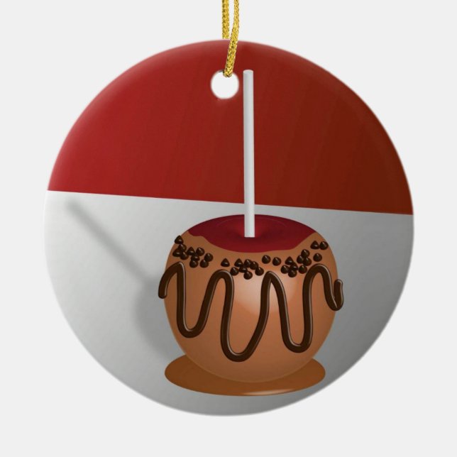 Adorno De Cerámica Candy Apple (Frente)