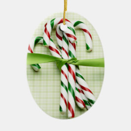 Adorno De Cerámica Candy Cane Bundle