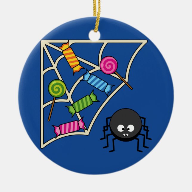 Adorno De Cerámica Candy Catcher Spider (Frente)
