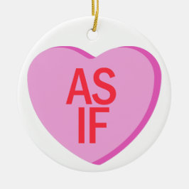 Adorno De Cerámica Candy Heart - COMO SI