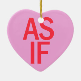 Adorno De Cerámica Candy Heart - COMO SI