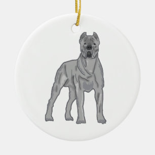 Adorno De Cerámica Cane Corso