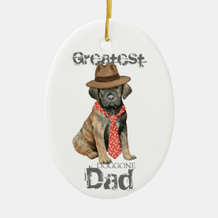 Adorno De Cerámica Cane Corso Dad Ceramic Ornament