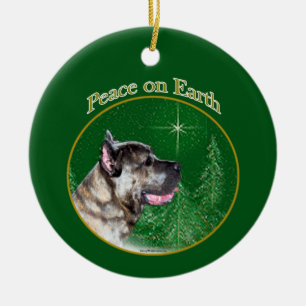 Adorno De Cerámica Cane Corso Peace