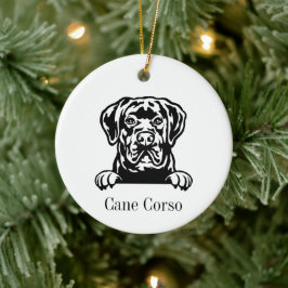 Adorno De Cerámica Cane Corso perro Mascota personalizado ornamento,