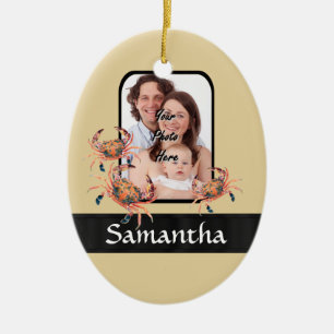 Adorno De Cerámica Cangrejo personalizado