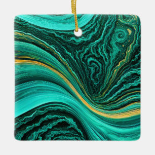 Adorno De Cerámica Capas "Mijas" de zafiro y sol