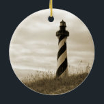 Adorno De Cerámica Cape Hatteras Lighthouse<br><div class="desc">Cape Hatteras Lighthouse</div>