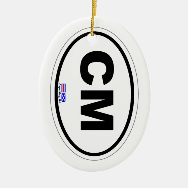 Adorno De Cerámica Cape May. (Frente)