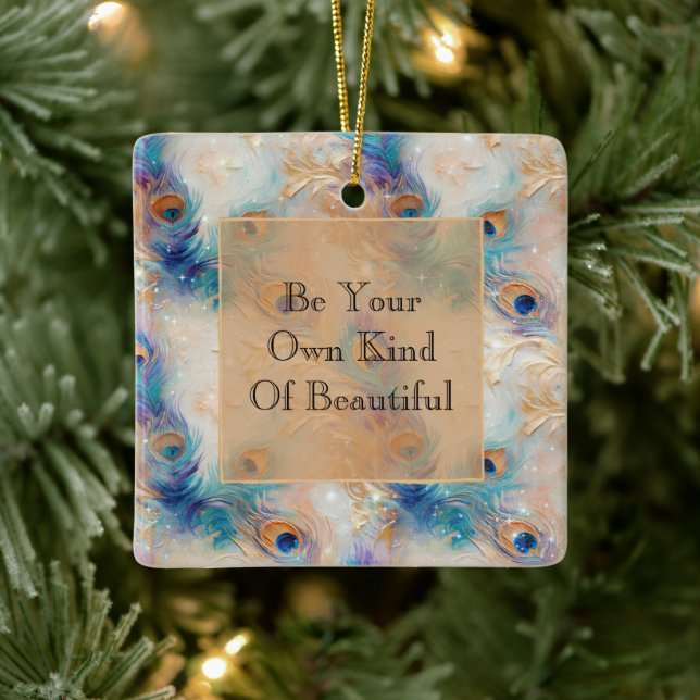 Adorno De Cerámica Caperas de oro de Aqua blanco (Árbol)