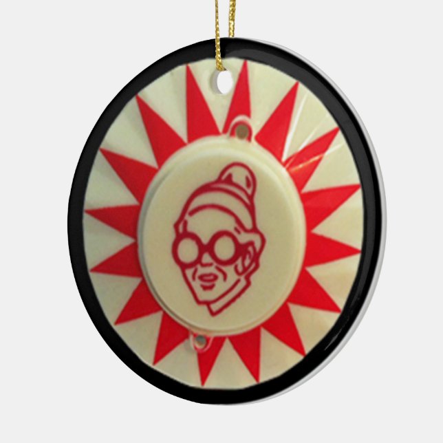 Adorno De Cerámica Capitán Fantastic Pinball Bumper Ornament (Izquierda)