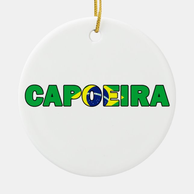 Adorno De Cerámica Capoeira (Frente)