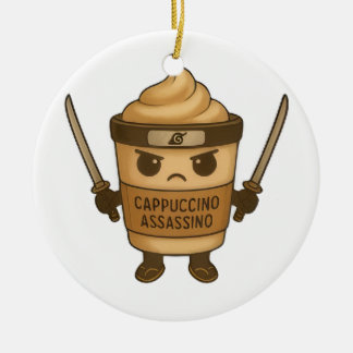 Adorno De Cerámica Cappuccino Assassino Italian