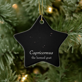 Adorno De Cerámica Capricornus Constellation