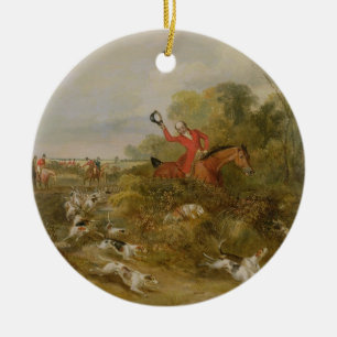 Adorno De Cerámica Capsulando en perros, Pasillo del soltero, 1836